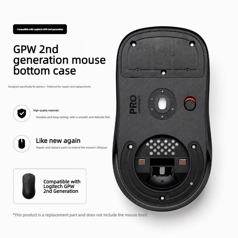 Replacement Mouse Bottom Case  - Logitech Mouse G Pro X Superlight 评论和价格