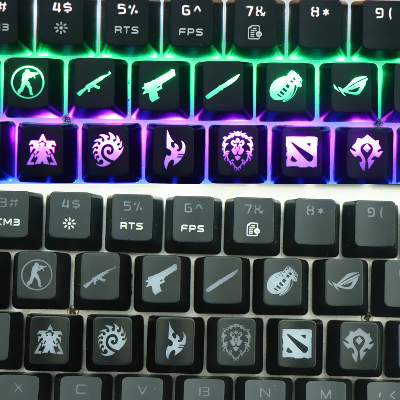 CS GO Gaming Keycaps Custom AB - Gaming Accessories Aesthetic 评论和价格
